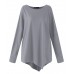 Women Long Sleeve Crewneck Loose Pullover Tunic Shirts